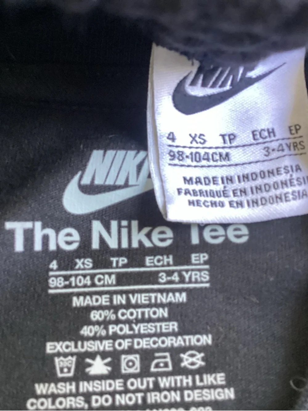 Nike Boys l/s tee & cargo joggers outfit size 4(NWT) ~FIRM, NO OFFERS~ - Picture 5 of 6